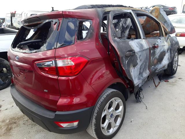 MAJ3S2GE8MC446718 - 2021 FORD ECOSPORT SE RED photo 4