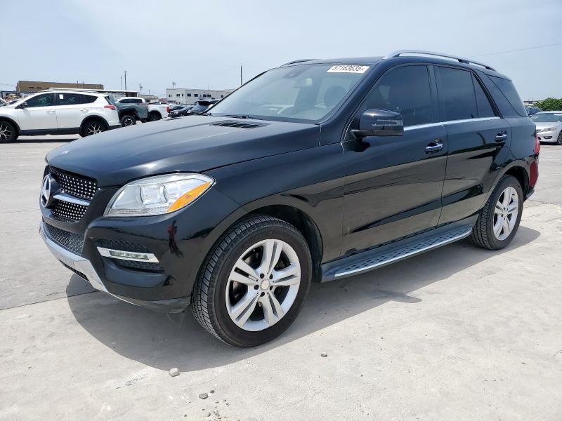 4JGDA5HB3FA480227 - 2015 MERCEDES-BENZ ML 350 4MATIC BLACK photo 1