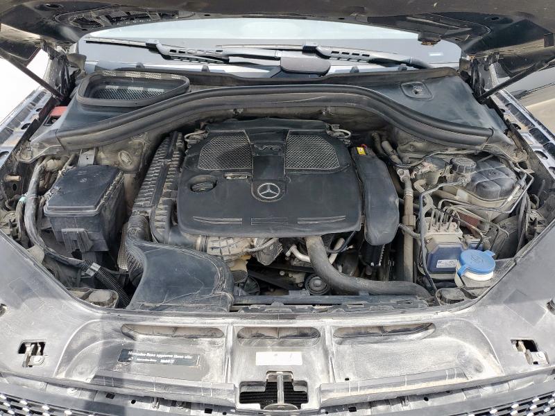 4JGDA5HB3FA480227 - 2015 MERCEDES-BENZ ML 350 4MATIC BLACK photo 11
