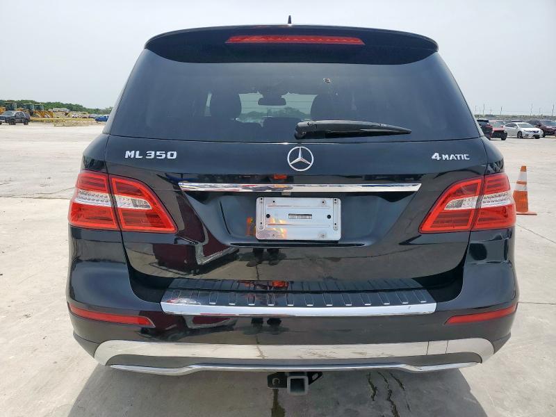 4JGDA5HB3FA480227 - 2015 MERCEDES-BENZ ML 350 4MATIC BLACK photo 6