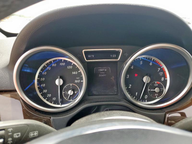 4JGDA5HB3FA480227 - 2015 MERCEDES-BENZ ML 350 4MATIC BLACK photo 9