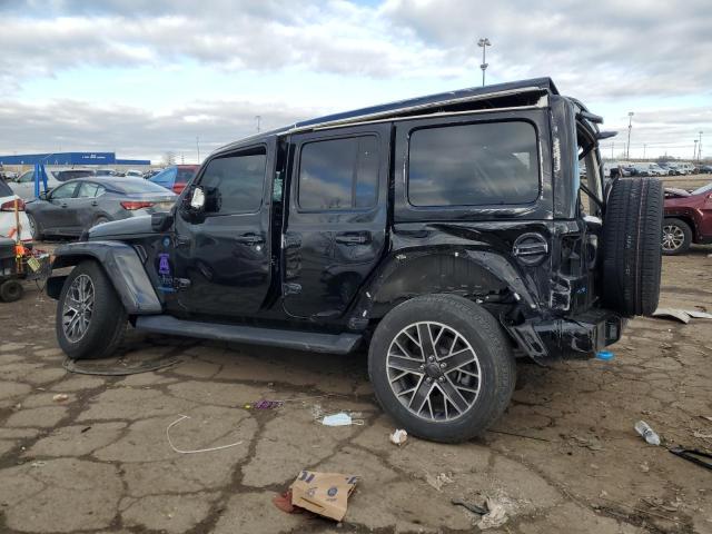 1C4JJXP60NW214074 - 2022 JEEP WRANGLER U SAHARA 4XE BLACK photo 2