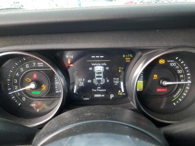 1C4JJXP60NW214074 - 2022 JEEP WRANGLER U SAHARA 4XE BLACK photo 9