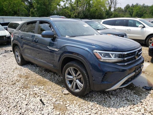 1V21E2CA9LC209776 - 2020 VOLKSWAGEN ATLAS CROS SE Синий фото 4