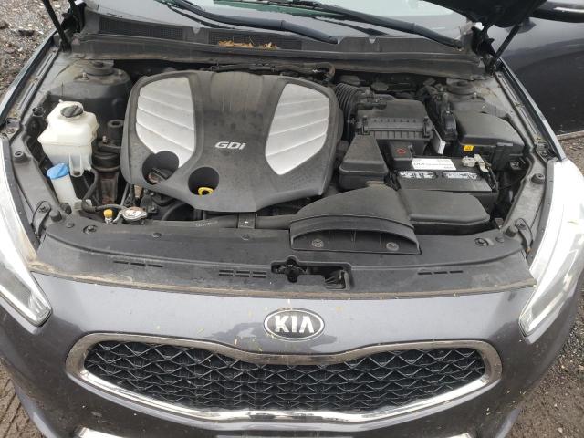 KNALN4D7XE5153294 - 2014 KIA CADENZA PREMIUM GRAY photo 11