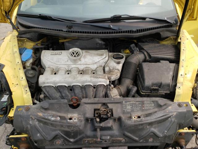 3VWPW3AGXAM013232 - 2010 VOLKSWAGEN NEW BEETLE YELLOW photo 11