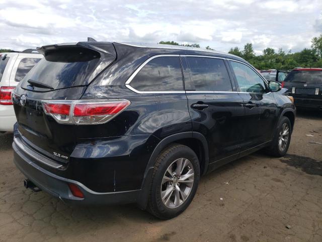 5TDJKRFHXES049162 - 2014 TOYOTA HIGHLANDER XLE Qara foto 3