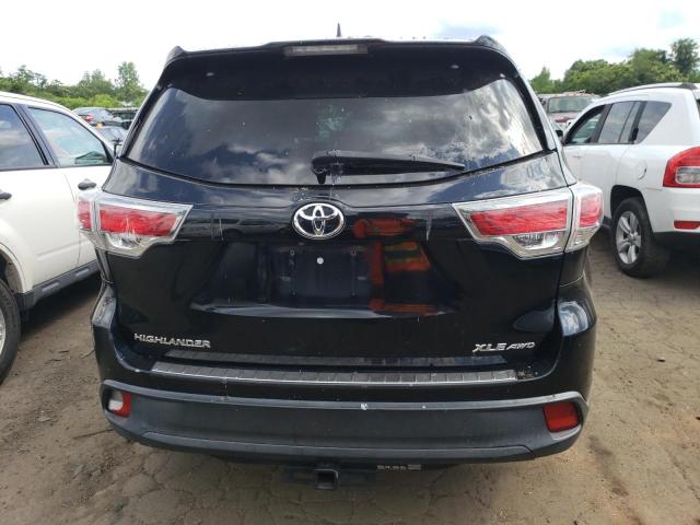 5TDJKRFHXES049162 - 2014 TOYOTA HIGHLANDER XLE Qara foto 6
