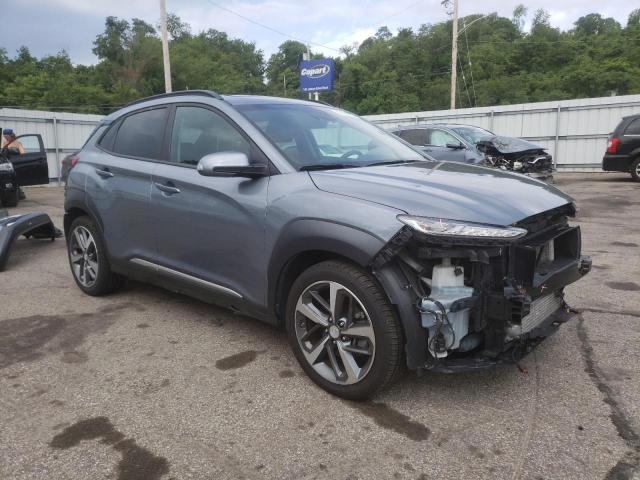 KM8K3CA56LU466858 - 2020 HYUNDAI KONA LIMITED GRAY photo 4