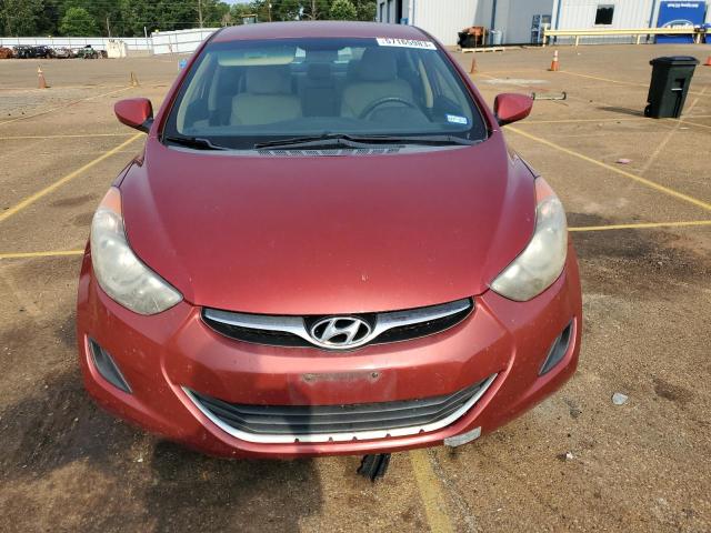 KMHDH4AE3BU172428 - 2011 HYUNDAI ELANTRA GLS RED photo 5