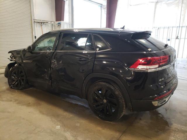 1V2HE2CA0PC222288 - 2023 VOLKSWAGEN ATLAS CROS SE Чорний фото 2