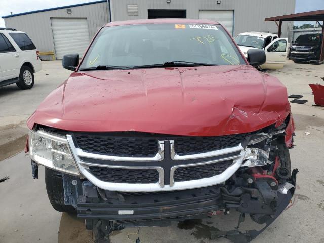 3C4PDCAB1FT714963 - 2015 DODGE JOURNEY SE RED photo 5