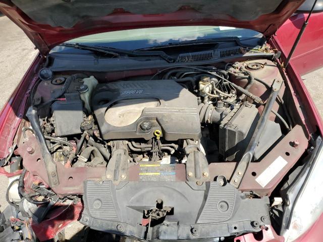 2G1WC581569346564 - 2006 CHEVROLET IMPALA LT RED photo 7