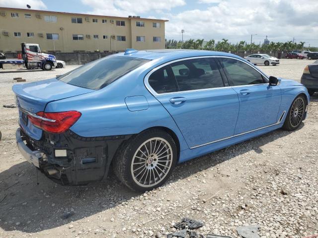 WBA7F2C54JG856438 - 2018 BMW 750 XI BLUE photo 3