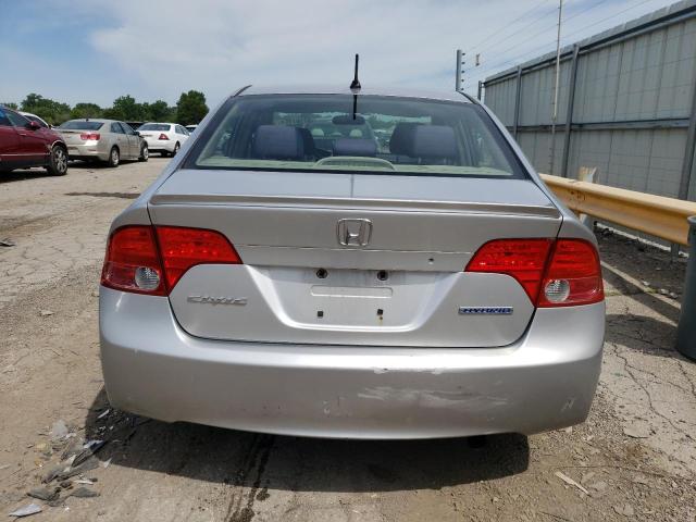 JHMFA36266S024929 - 2006 HONDA CIVIC HYBRID SILVER photo 6