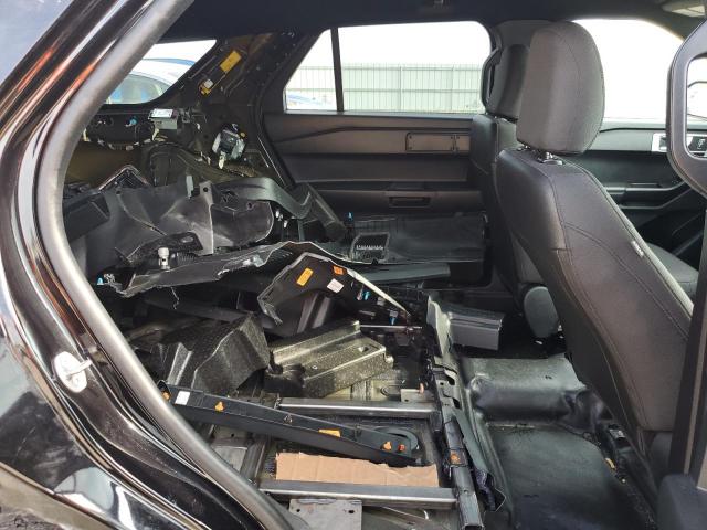 1FM5K8AB2NGB80770 - 2022 FORD EXPLORER POLICE INTERCEPTOR BLACK photo 11