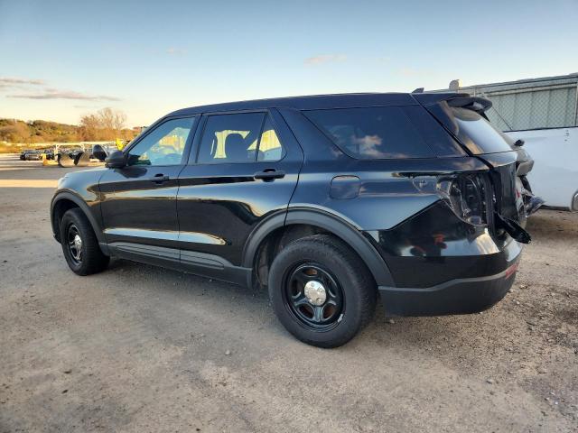 1FM5K8AB2NGB80770 - 2022 FORD EXPLORER POLICE INTERCEPTOR BLACK photo 2