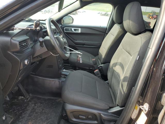 1FM5K8AB2NGB80770 - 2022 FORD EXPLORER POLICE INTERCEPTOR BLACK photo 7