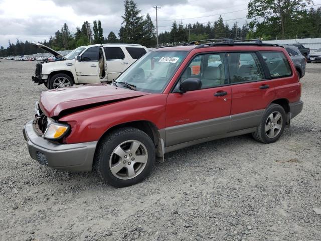 JF1SF6556YH713115 - 2000 SUBARU FORESTER S RED photo 1