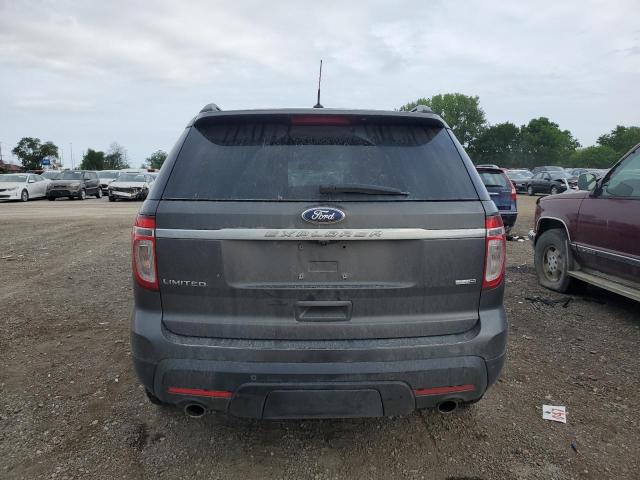 1FM5K8F86FGA85093 - 2015 FORD EXPLORER LIMITED GRAY photo 6