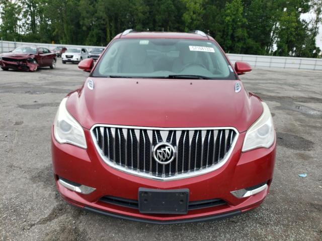 5GAKRAKD7EJ185221 - 2014 BUICK ENCLAVE RED photo 5