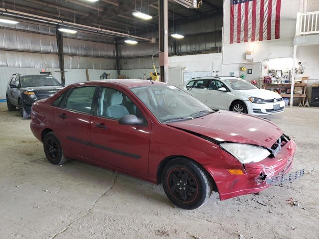 1FAFP33P31W262423 - 2001 FORD FOCUS LX BURGUNDY photo 4