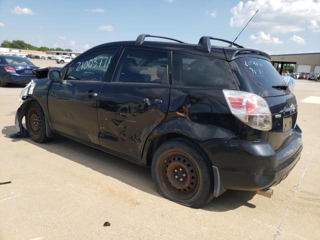 2T1KR32E98C700304 - 2008 TOYOTA COROLLA MA XR BLACK photo 2