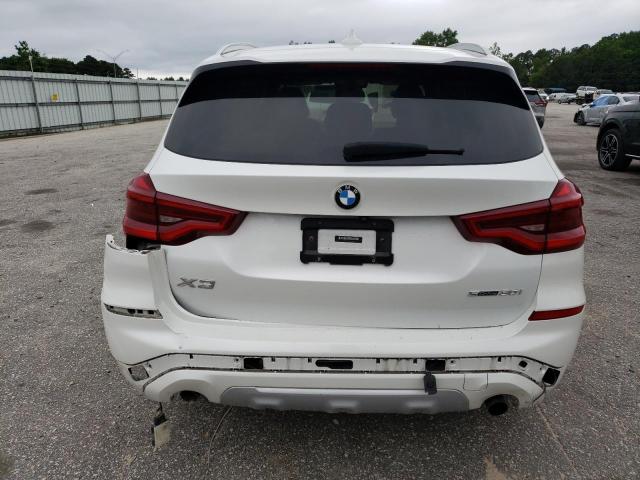 5UXTR7C52KLF36762 - 2019 BMW X3 SDRIVE30I WHITE photo 6