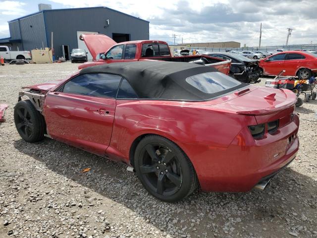 2G1FJ3DJ5D9217625 - 2013 CHEVROLET CAMARO SS RED photo 2