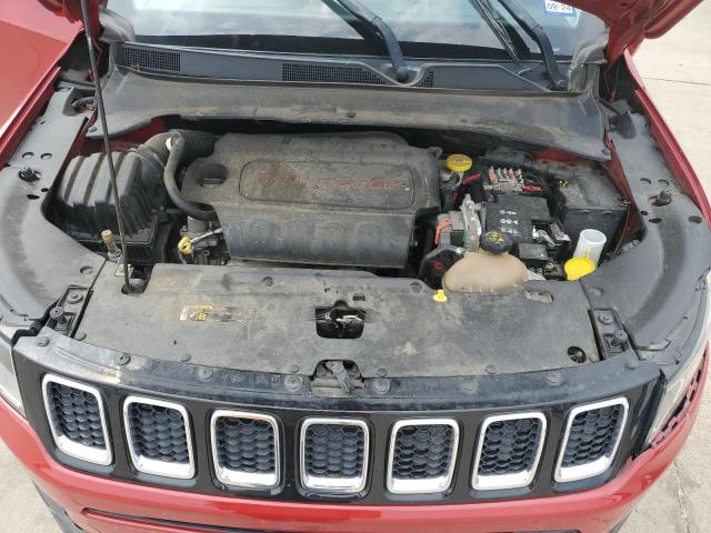 3C4NJDBB2HT641271 - 2017 JEEP COMPASS LATITUDE RED photo 11