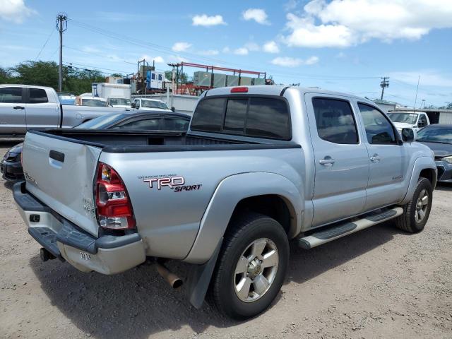 5TEJU62N95Z136865 - 2005 TOYOTA TACOMA DOUBLE CAB PRERUNNER SILVER photo 3