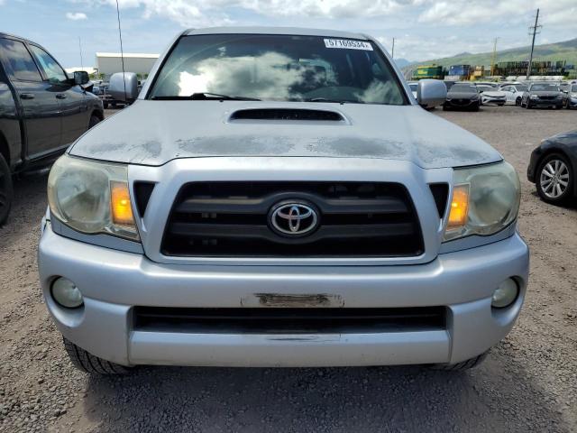 5TEJU62N95Z136865 - 2005 TOYOTA TACOMA DOUBLE CAB PRERUNNER SILVER photo 5
