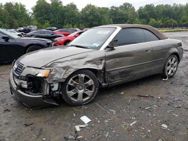 WAUAC48H26K004459 - 2006 AUDI A4 1.8 CABRIOLET GRAY photo 1