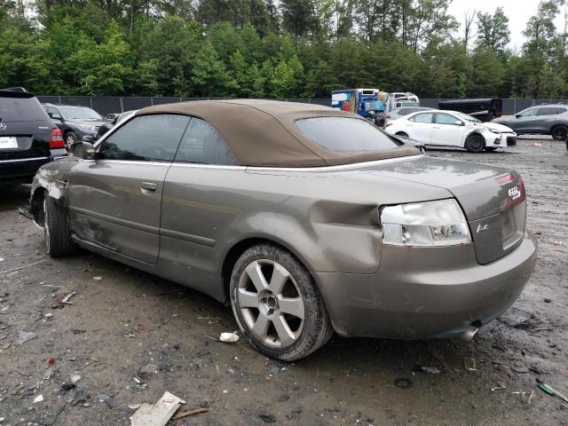 WAUAC48H26K004459 - 2006 AUDI A4 1.8 CABRIOLET GRAY photo 2