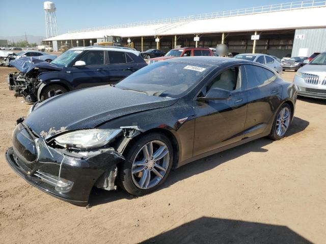 5YJSA1E21GF123470 - 2016 TESLA MODEL S Սև լուսանկար 1