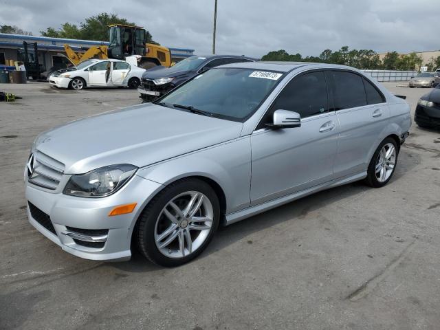 WDDGF4HB5DR286185 - 2013 MERCEDES-BENZ C 250 SILVER photo 1