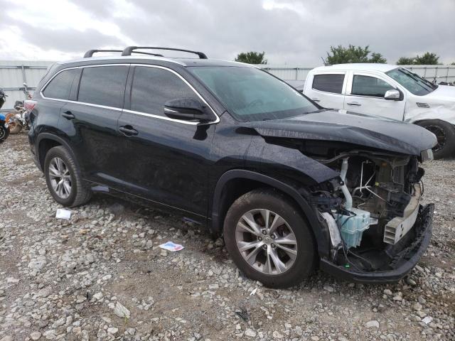 5TDKKRFHXFS080711 - 2015 TOYOTA HIGHLANDER XLE BLACK photo 4