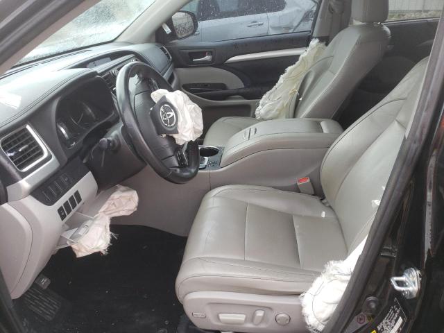 5TDKKRFHXFS080711 - 2015 TOYOTA HIGHLANDER XLE BLACK photo 7