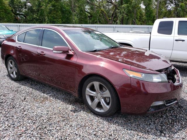 19UUA8F75EA000144 - 2014 ACURA TL ADVANCE BURGUNDY photo 4