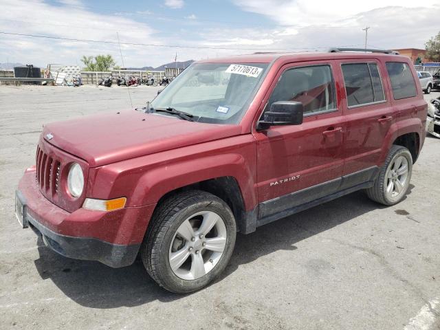 1C4NJPFB8DD157536 - 2013 JEEP PATRIOT LATITUDE RED photo 1