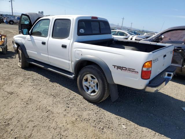 5TEGN92N64Z389276 - 2004 TOYOTA TACOMA DOUBLE CAB PRERUNNER WHITE photo 2