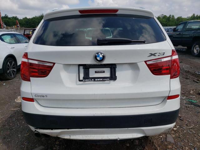 5UXWX9C57E0D24573 - 2014 BMW X3 XDRIVE28I WHITE photo 6