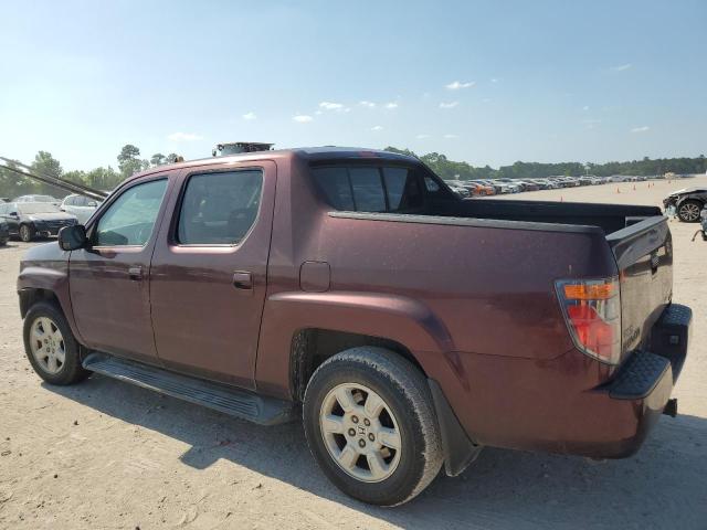 2HJYK16537H543110 - 2007 HONDA RIDGELINE RTL BURGUNDY photo 2