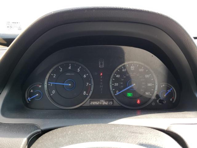 5J6TF3H5XCL000825 - 2012 HONDA CROSSTOUR EXL თეთრი ფოტო 9