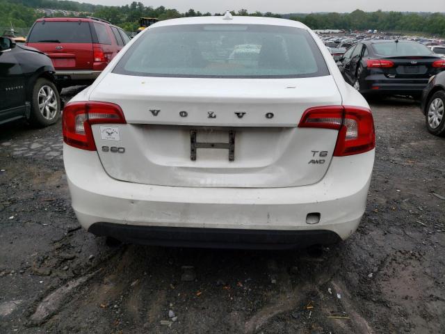 YV1902FH8C2126013 - 2012 VOLVO S60 T6 WHITE photo 6