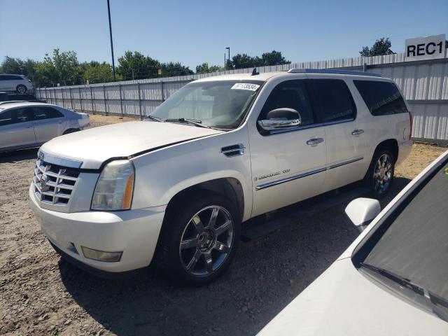 1GYFK262X9R143601 - 2009 CADILLAC ESCALADE ESV LUXURY WHITE photo 1