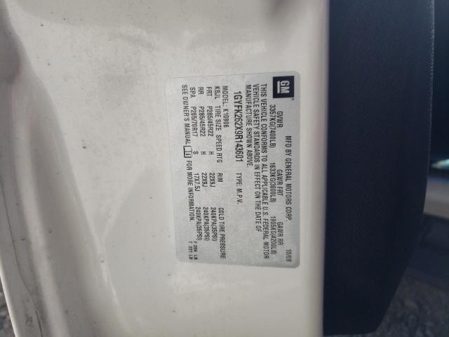 1GYFK262X9R143601 - 2009 CADILLAC ESCALADE ESV LUXURY WHITE photo 13