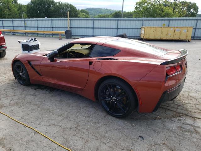 1G1YD2D72F5109431 - 2015 CHEVROLET CORVETTE STINGRAY 2LT ORANGE photo 2