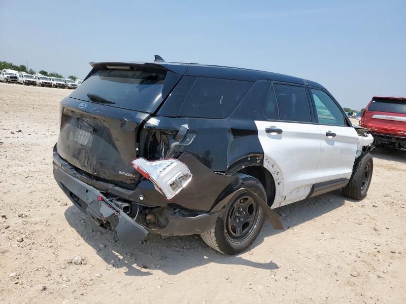 1FM5K8AB3NGA47743 - 2022 FORD EXPLORER POLICE INTERCEPTOR 黑色 照片 3