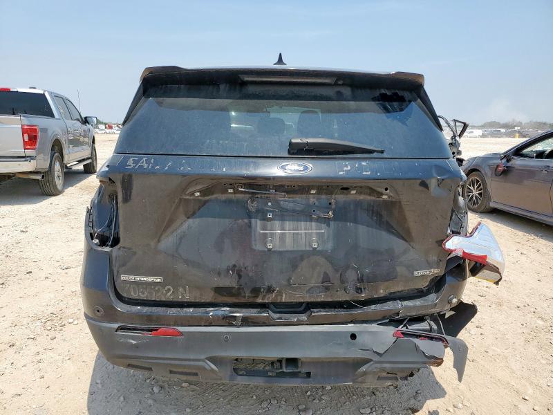 1FM5K8AB3NGA47743 - 2022 FORD EXPLORER POLICE INTERCEPTOR 黑色 照片 6